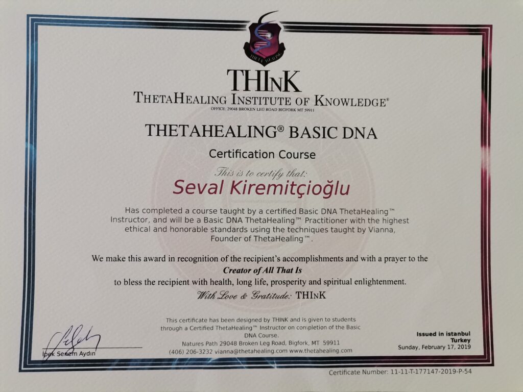 Eğitim ve Yetkinlik Sertifikası