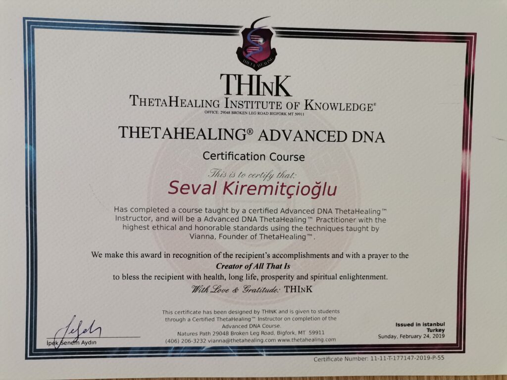Eğitim ve Yetkinlik Sertifikası