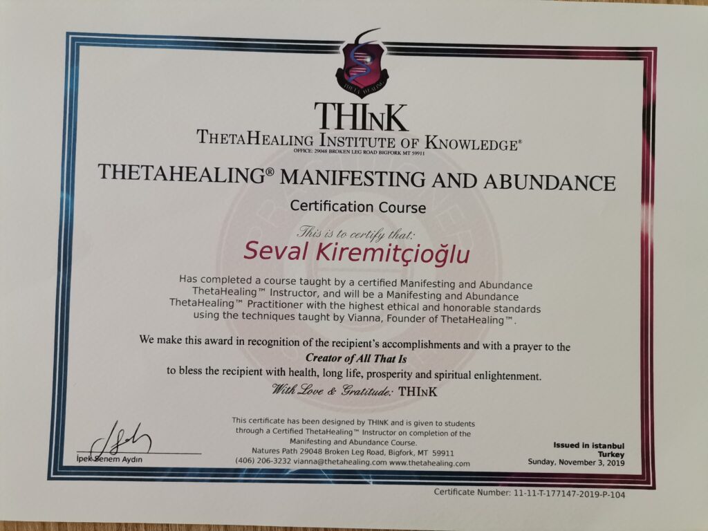 Eğitim ve Yetkinlik Sertifikası