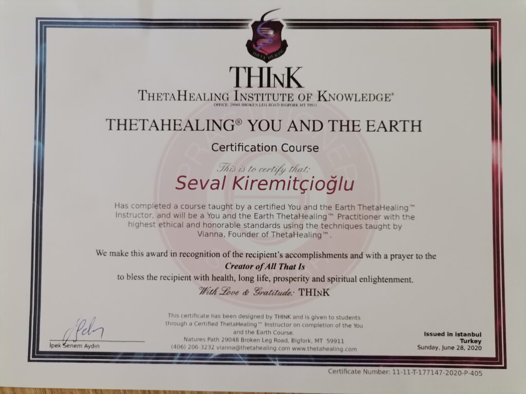 Eğitim ve Yetkinlik Sertifikası