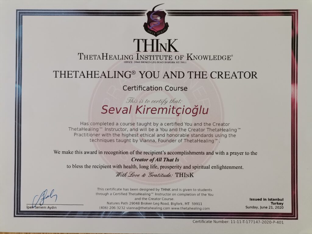 Eğitim ve Yetkinlik Sertifikası