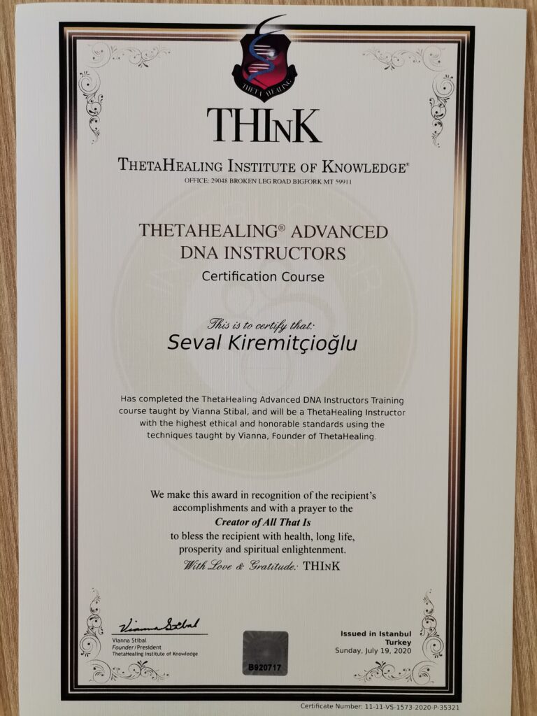 Eğitim ve Yetkinlik Sertifikası